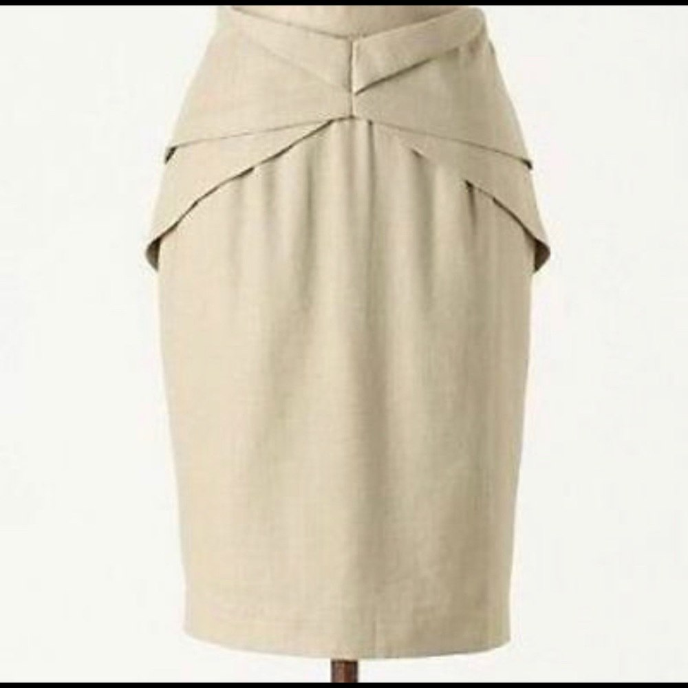 Anthropologie Girls of Savory Origami pencil skirt